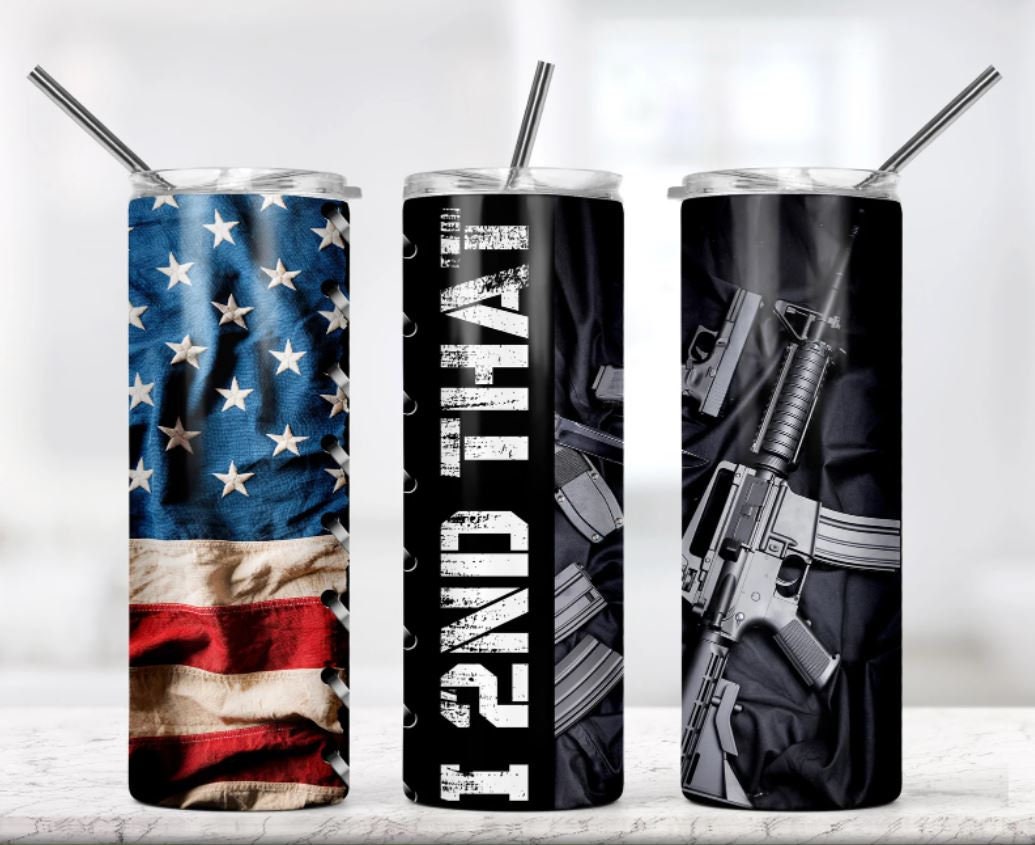 I 2nd THAT, 2nd Amendment, 20 oz. Stainless Steel Tumbler